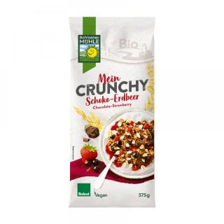 Crunchy Schoko Erdbeer Cassis Müsli