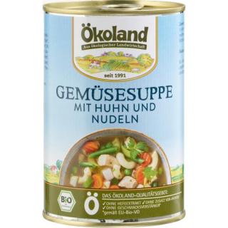 Gemüsesuppe mit Huhn, 400 ml