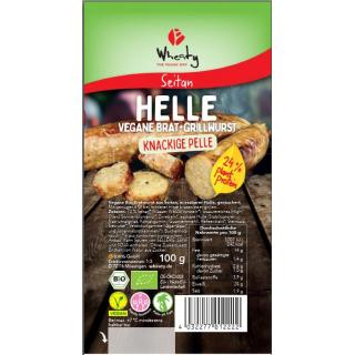Wheaty Helle Bratwurst, 2 Stück, vegan