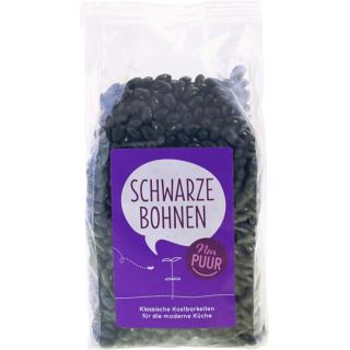 schwarze Bohnen, nur puur, 500 g