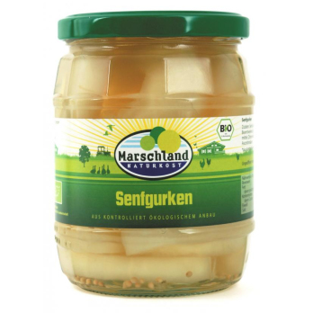Senfgurken im Glas, 580 ml