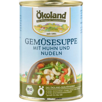 Gemüsesuppe mit Huhn, 400 ml