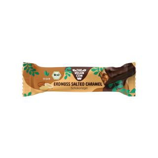 Schoko-Riegel Erdnuss Salted Caramel, vegan