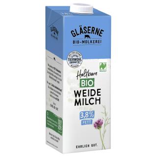 Milch H Milch, 3,8%, Gläserne Meierei