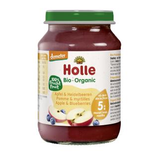 Gläschen Apfel Heidelbeere