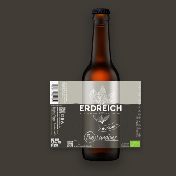 Erdreich-Bio Landbier dunkel, 24er Kiste, Preis inkl. Pfand