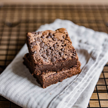 Bio-Dinkel-Schoko-Brownie, 2 Stück