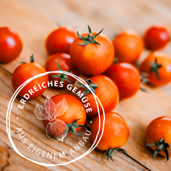 Cherrytomaten, rot, eigener Anbau