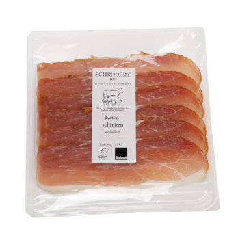 Katenschinken geschnitten