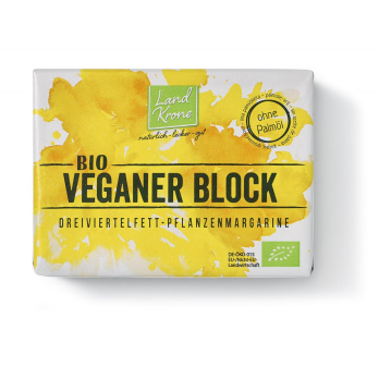 Bio veganer Block, Margarine