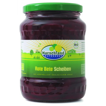 Rote Bete Scheiben, Marschland, 670g
