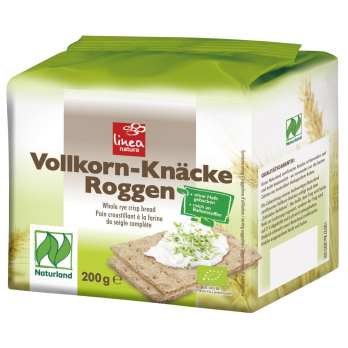 Vollkorn-Knäcke Roggen, 200g