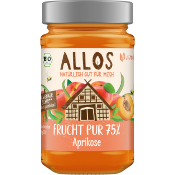 Frucht pur Aprikose, 75% Frucht, 250g