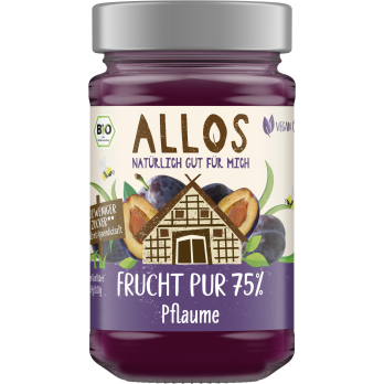 Frucht pur Pflaume, 75% Frucht, 250g