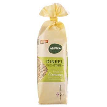 Dinkel Buchstabennudeln hell, 250g