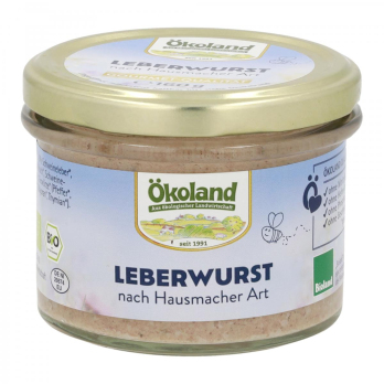 Leberwurst nach Hausmacher Art,  Glas,160 g