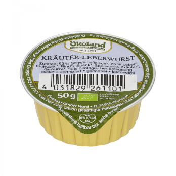 Feine Leberwurst mit Kräuter