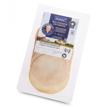 Hähnchenbrust gegart, geräuchert, Aufschnitt