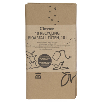 Kompostbeutel aus Recyclingpapier 10 l