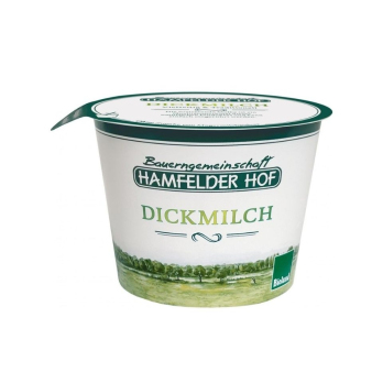 Dickmilch mind. 4,2% Fett Becher Hamfelder Hof bio